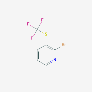 2-Bromo-3-((trifluoromethyl)thio)pyridine
