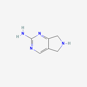 6,7-Dihydro-5H-pyrrolo[3,4-d]pyrimidin-2-amine