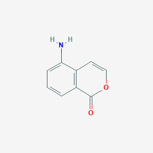 molecular formula C9H7NO2 B3280075 5-amino-1H-isochromen-1-one CAS No. 70758-25-7