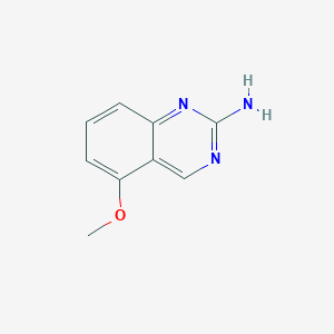 molecular formula C9H9N3O B3280091 5-Methoxyquinazolin-2-amine CAS No. 708-16-7
