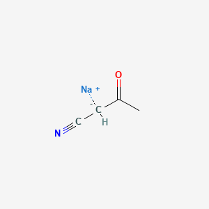 molecular formula C4H4NNaO B3280094 Cyanoacetone sodium salt CAS No. 70807-22-6