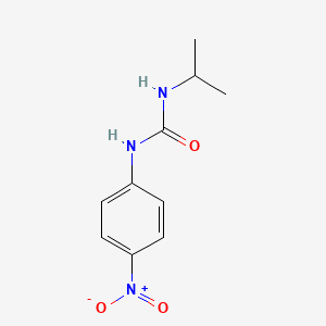 molecular formula C10H13N3O3 B3280099 1-(4-硝基苯基)-3-(丙-2-基)脲 CAS No. 70826-97-0