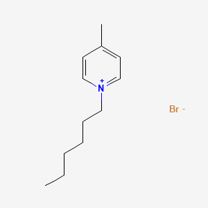 molecular formula C12H20BrN B3280103 1-Hexyl-4-methylpyridin-1-ium bromide CAS No. 70850-60-1