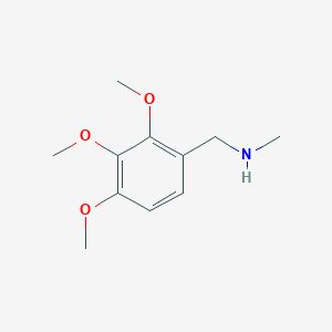 molecular formula C11H17NO3 B3280153 N-甲基-N-(2,3,4-三甲氧基苄基)胺 CAS No. 709649-63-8