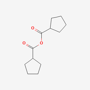 molecular formula C12H18O3 B3280183 Cyclopentanecarboxylic acid anhydride CAS No. 71016-95-0
