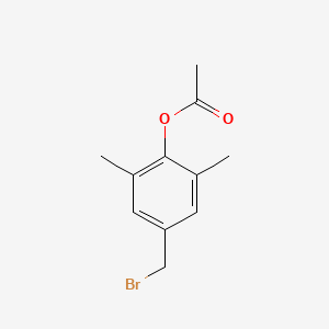 4-(Bromomethyl)-2,6-dimethylphenyl acetate