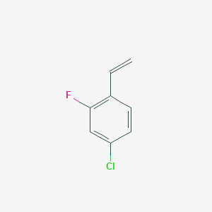 B3280230 4-Chloro-2-fluorostyrene CAS No. 711017-44-6