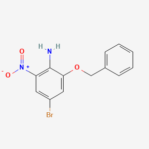 B3280345 2-(Benzyloxy)-4-bromo-6-nitroaniline CAS No. 713530-47-3