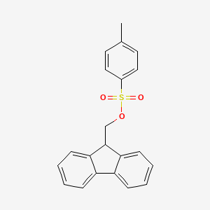 molecular formula C21H18O3S B3280441 4-Methylbenzenesulfonic acid (9H-fluorene-9-yl)methyl ester CAS No. 71532-40-6
