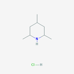 molecular formula C8H18ClN B3280460 2,4,6-Trimethylpiperidine hydrochloride CAS No. 71595-26-1