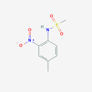 molecular formula C8H10N2O4S B3280461 N-(4-methyl-2-nitrophenyl)methanesulfonamide CAS No. 716-68-7