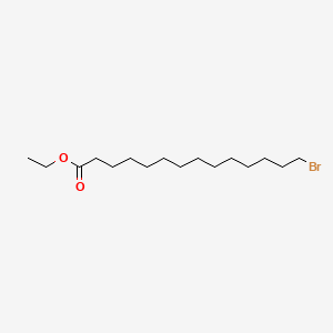 molecular formula C16H31BrO2 B3280509 Ethyl bromotetradecanoate CAS No. 71648-29-8