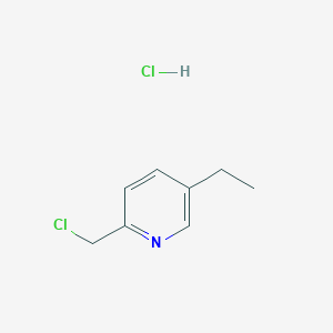 molecular formula C8H11Cl2N B3280519 2-Chloromethyl-5-ethyl-pyridine-hydrochloride CAS No. 71670-78-5