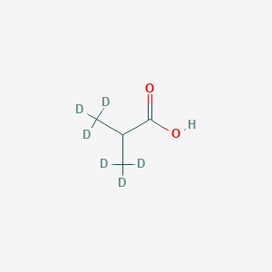 molecular formula C4H8O2 B032806 2-甲基-d3-丙酸-3,3,3-d3 CAS No. 29054-08-8