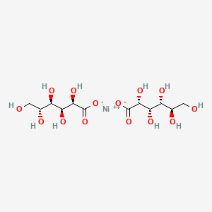 molecular formula C12H22NiO14 B3280631 Nickel gluconate CAS No. 71957-07-8