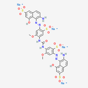 molecular formula C35H26N8Na4O17S4 B3280637 Sirius supra red violet B CAS No. 7198-99-4