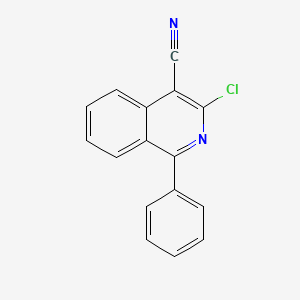 3-Chloro-1-phenylisoquinoline-4-carbonitrile