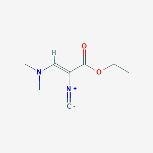 molecular formula C8H12N2O2 B3280718 ethyl (2Z)-3-(dimethylamino)-2-isocyanoacrylate CAS No. 72130-97-3