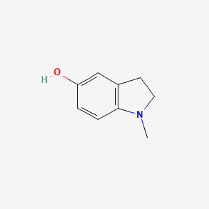 molecular formula C9H11NO B3280801 1-Methyl-2,3-dihydro-1h-indol-5-ol CAS No. 72254-94-5