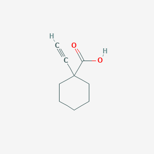 molecular formula C9H12O2 B3280831 1-Ethynyl-1-cyclohexyl-carboxylic acid CAS No. 72335-58-1
