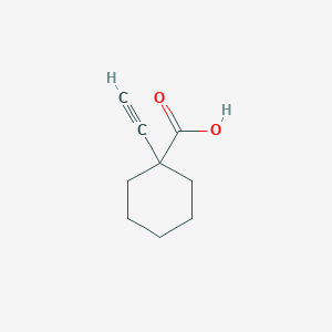 molecular formula C9H12O2 B3280831 1-Ethynyl-cyclohexanecarboxylic acid CAS No. 72335-58-1