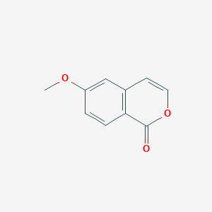 molecular formula C10H8O3 B3280840 6-Methoxyisochromen-1-one CAS No. 7235-33-8