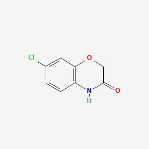 molecular formula C8H6ClNO2 B3280882 7-chloro-2H-1,4-benzoxazin-3(4H)-one CAS No. 72403-05-5