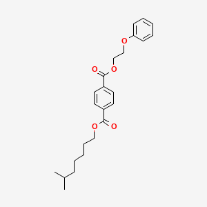 molecular formula C24H30O5 B3280954 Isooctyl 2-phenoxyethyl terephthalate CAS No. 72512-75-5