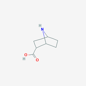 molecular formula C7H11NO2 B3280955 7-氮杂双环[2.2.1]庚烷-2-羧酸 CAS No. 72519-19-8