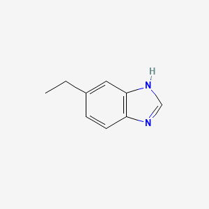 molecular formula C9H10N2 B3280975 6-Ethyl-1H-benzo[d]imidazole CAS No. 72572-18-0