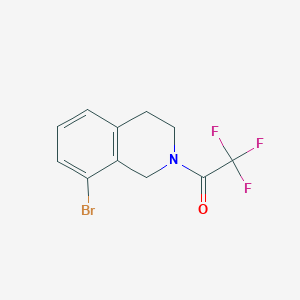 B3280995 1-(8-Bromo-3,4-dihydroisoquinolin-2(1H)-yl)-2,2,2-trifluoroethanone CAS No. 726136-49-8