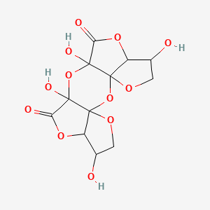 molecular formula C12H12O12 B3281006 Dehydro-L-(+)-ascorbic acid dimer CAS No. 72691-25-9