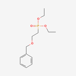 molecular formula C13H21O4P B3281008 Diethyl[2-(benzyloxy)ethyl]phosphonate CAS No. 727-18-4