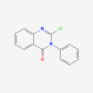 molecular formula C14H9ClN2O B3281010 2-chloro-3-phenylquinazolin-4(3H)-one CAS No. 727-62-8