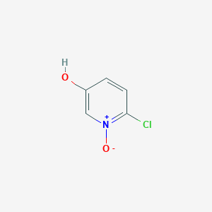 molecular formula C5H4ClNO2 B3281050 2-Chloro-5-hydroxypyridine 1-oxide CAS No. 727736-64-3