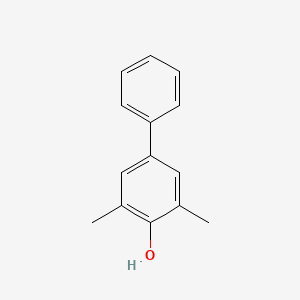 molecular formula C14H14O B3281059 2,6-二甲基-4-苯酚 CAS No. 72774-04-0