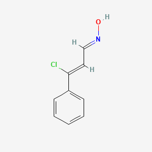 2-Propenal, 3-chloro-3-phenyl-, oxime