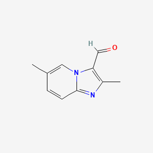 molecular formula C10H10N2O B3281127 2,6-二甲基咪唑并[1,2-a]吡啶-3-甲醛 CAS No. 728864-60-6