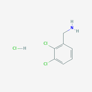 molecular formula C7H8Cl3N B3281173 (2,3-Dichlorophenyl)methanamine hydrochloride CAS No. 72955-01-2