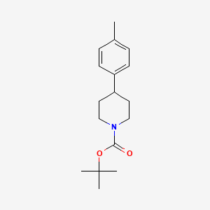 molecular formula C17H25NO2 B3281283 叔丁基 4-(4-甲基苯基)哌啶-1-羧酸酯 CAS No. 732275-92-2