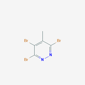 molecular formula C5H3Br3N2 B3281303 3,5,6-Tribromo-4-methylpyridazine CAS No. 732295-62-4