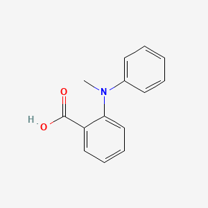 molecular formula C14H13NO2 B3281389 2-[Methyl(phenyl)amino]benzoic acid CAS No. 73323-82-7
