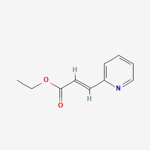 molecular formula C10H11NO2 B3281425 (E)-ethyl 3-(pyridin-2-yl)acrylate CAS No. 7340-23-0