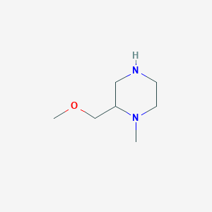 molecular formula C7H16N2O B3281436 2-(Methoxymethyl)-1-methylpiperazine CAS No. 734507-92-7