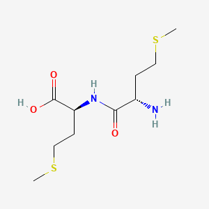 molecular formula C10H20N2O3S2 B3281446 H-Met-met-OH 