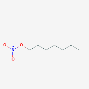 molecular formula C8H17NO3 B3281456 Nitric acid, isooctyl ester CAS No. 73513-43-6