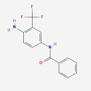 N-[4-amino-3-(trifluoromethyl)phenyl]benzamide