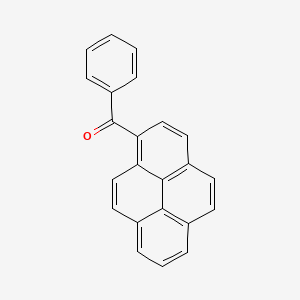 molecular formula C23H14O B3281558 1-Benzoylpyrene CAS No. 7376-03-6