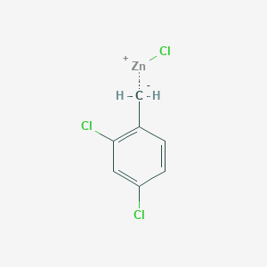 molecular formula C7H5Cl3Zn B3281588 2,4-Dichlorobenzylzinc chloride CAS No. 737797-16-9