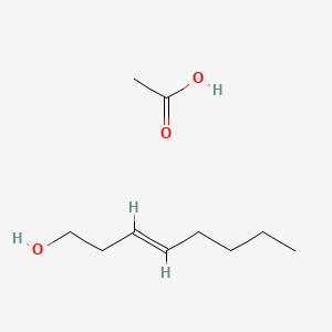 molecular formula C10H20O3 B3281598 3-Octen-1-ol, acetate CAS No. 7380-48-5